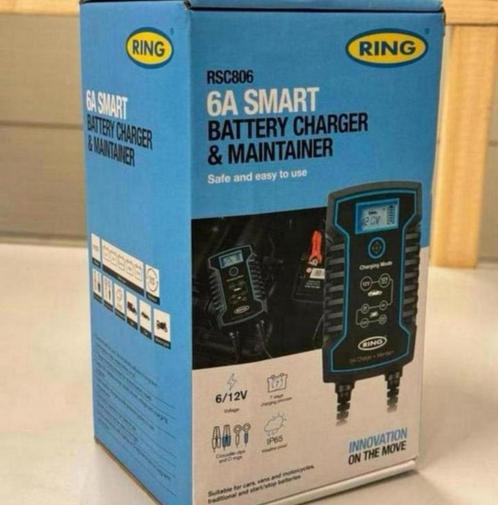 SMART ACCULADER 6V 12V 6A slimme accu oplader lader auto enz, Auto diversen, Autogereedschap, Nieuw, Ophalen of Verzenden