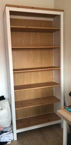 Ikea hemnes boekenkast gebeist/lichtbruin, Ophalen, Met plank(en), 50 tot 100 cm, Zo goed als nieuw