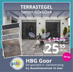 Smartton 60x60x4cm in 4 kleuren €25,95 per m2, Tuin en Terras, Ophalen of Verzenden, Nieuw, Beton, Terrastegels
