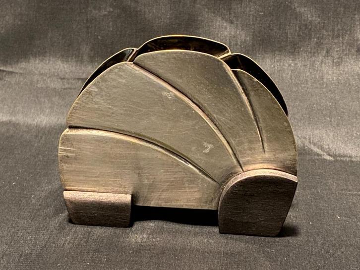 Art Deco Prachtige Arno 90 verzilverde servethouder, Huis en Inrichting, Woonaccessoires | Overige, Gebruikt, Ophalen