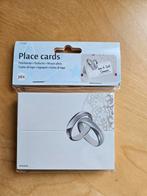 Plaats kaartjes bruiloft, Ophalen of Verzenden, Nieuw, Wit, Accessoires