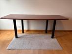 Donkerbruin bureau 200x80x75, Ophalen, Zo goed als nieuw