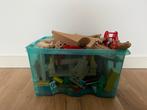 Houten Treinbaan met Accessoires, Ophalen of Verzenden, Gebruikt, Overige merken
