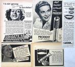 28 vintage advertenties reclames tanden producten 1935-50 ta, Verzamelen, Merken en Reclamevoorwerpen, Verzenden, Gebruikt, Overige typen