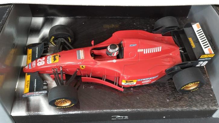 Ferrari 412 T2 Gerhard Berger f1 1;18 Onyx Pol, Hobby en Vrije tijd, Modelauto's | 1:18, Zo goed als nieuw, Bburago, Ophalen of Verzenden