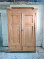 Antieke kast demontabel grenen hang kledingkast oude, Antiek en Kunst, Antiek | Meubels | Kasten, Ophalen of Verzenden
