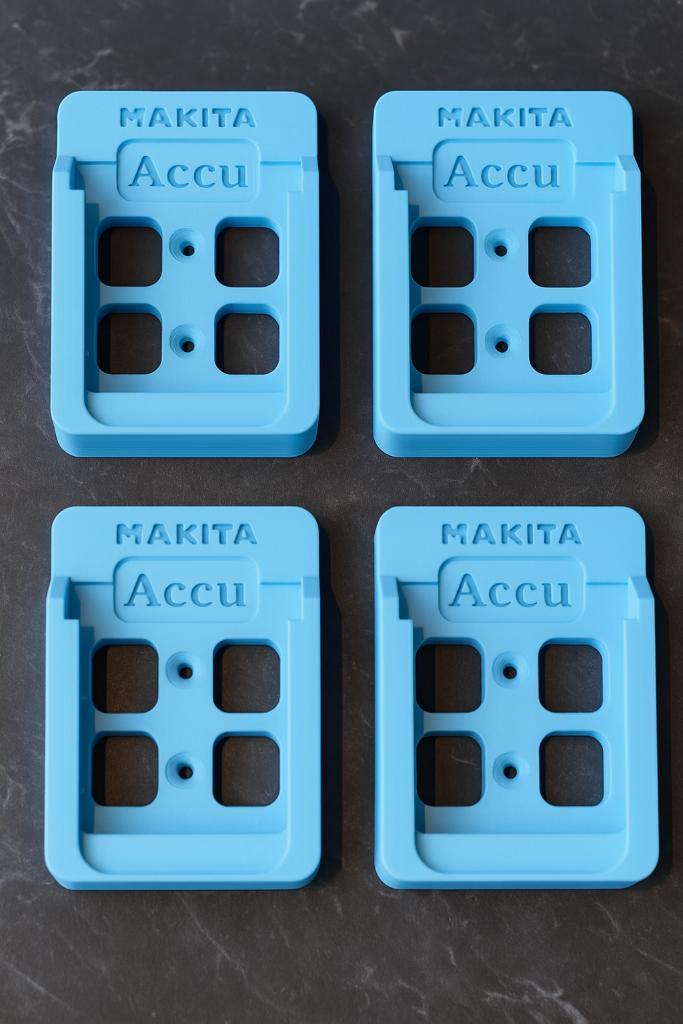 Makita Accu Houder, 4x, Doe-het-zelf en Verbouw, Gereedschap | Machine-onderdelen en Toebehoren, Nieuw, Ophalen of Verzenden