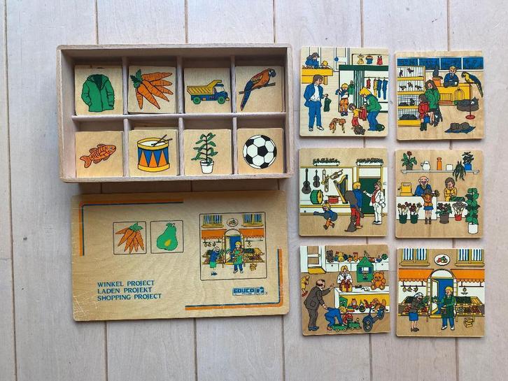 Educo winkel project, Kinderen en Baby's, Speelgoed | Houten speelgoed, Gebruikt, Overige typen, Ophalen of Verzenden