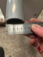 Aluminium buis 48mm, 3m lang - 8 stuks, Doe-het-zelf en Verbouw, Metalen, Ophalen, Gebruikt, Aluminium