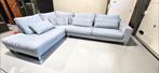 ZGAN ijsblauwe hoekbank Profijt Meubels, 100 tot 125 cm, 300 cm of meer, Ophalen of Verzenden, Zo goed als nieuw