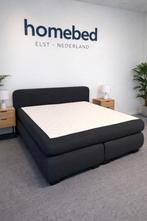 Boxspring Luxor met enorm korting LEES BESCHRIJVING!!, Verzenden, Zwart, 180 cm, 200 cm