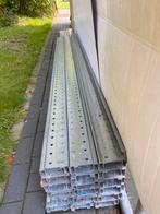 Mooie gegalvaniseerde montage profielen  80 x 40 x 2, Doe-het-zelf en Verbouw, Metalen, Ophalen, Zo goed als nieuw, IJzer