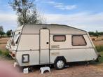 Complete caravan voor starters, Caravans en Kamperen, Caravans, Kachel, Standaardzit, Dwarsbed, Kip