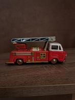 Blikken vintage brandweerauto, jaren '50/'60, 20 cm, Gebruikt, Ophalen of Verzenden