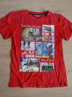 drie t shirts jongen korte mouw maat 128, Ophalen of Verzenden, Gebruikt, Jongen, Shirt of Longsleeve