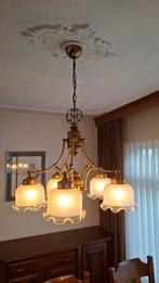 Hanglamp, Huis en Inrichting, Lampen | Plafondlampen, Ophalen, Glas