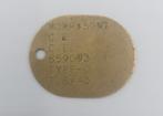 US WWII Marine Corps Dogtag, 1943, Ophalen of Verzenden, Marine, Amerika, Embleem of Badge