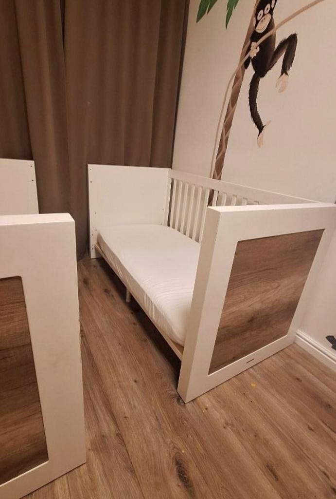 Kinder ledikanten tweeling, Kinderen en Baby's, Kinderkamer | Complete kinderkamers, Gebruikt, Jongetje of Meisje, Ophalen