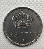 25 peseta PTAS 1982 Juan Carlos Rey de Espana, Ophalen of Verzenden, Overige landen
