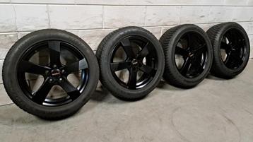 Zwarte velgen Mini Countryman 2serie A4 A5 Octavia 225/50/17 beschikbaar voor biedingen
