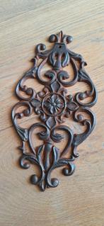 Brocante gietijzeren wand decoratie., Tuin en Terras, Tuinwanddecoratie, Ophalen of Verzenden, Gebruikt