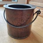 Antieke koperen emmer, Antiek en Kunst, Antiek | Koper en Brons, Ophalen of Verzenden, Koper