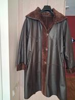 Imitatie leren jas 42, Kleding | Dames, Ophalen of Verzenden, Gedragen, Maat 42/44 (L), Bruin