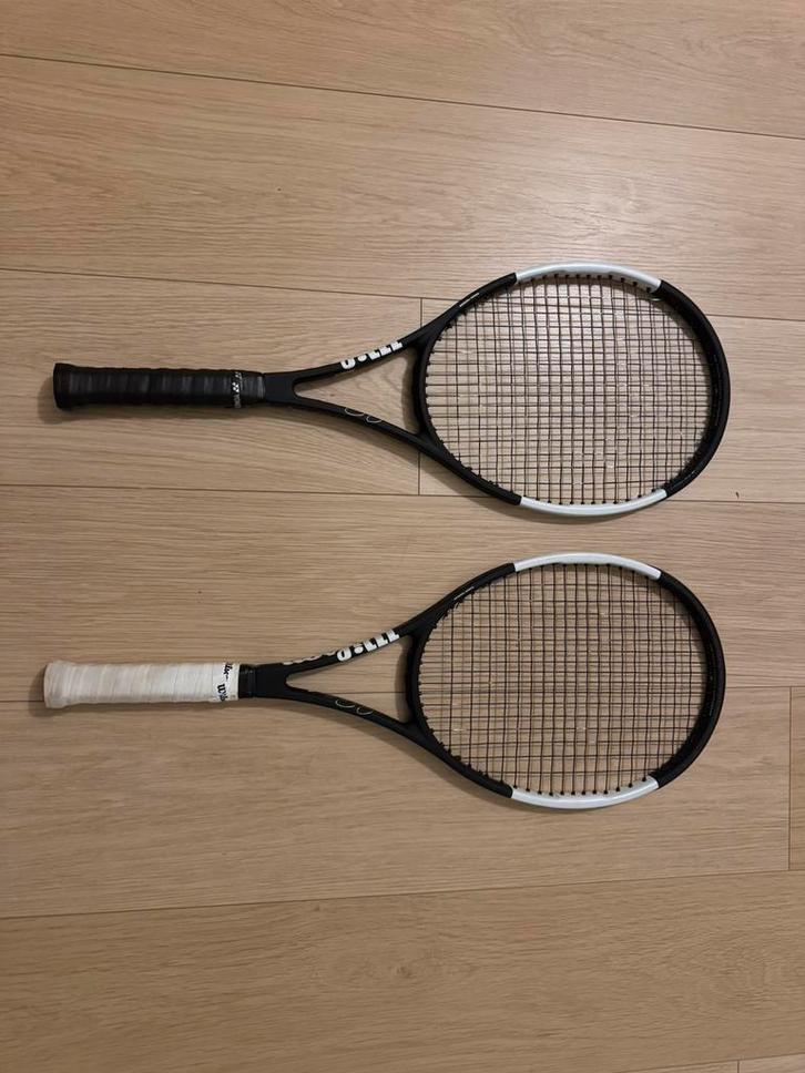 Wilson Pro Staff RF 97 V12, Sport en Fitness, Tennis, Gebruikt, Racket, Wilson, L2, Ophalen of Verzenden