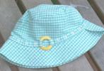 *SALE* Groen/wit geruit GAP hoedje maat 80 NIEUW (4213), Kinderen en Baby's, Babykleding | Maat 80, Overige typen, Meisje, Nieuw