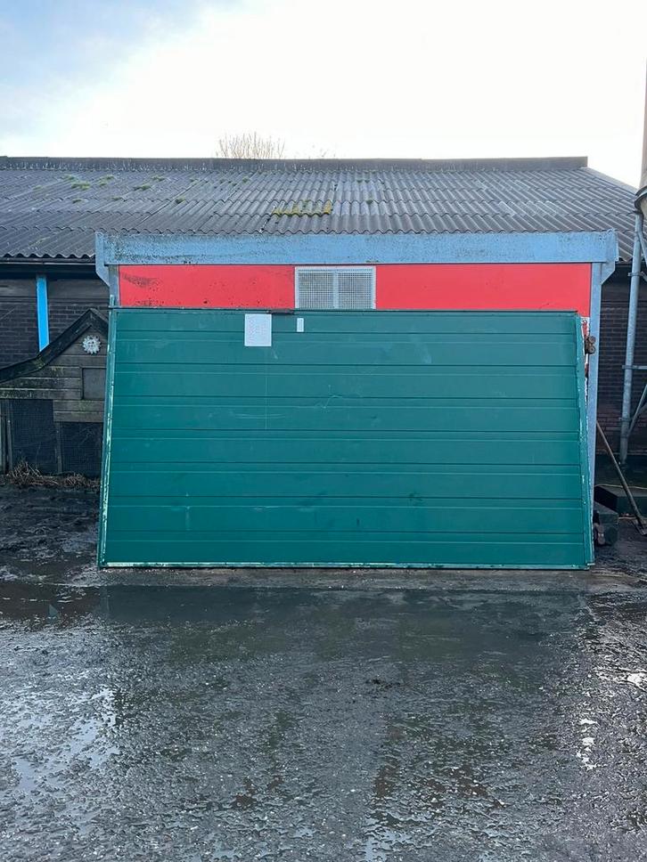 Geïsoleerde Schuifdeuren - Ideaal voor Schuur of Tuinhuis, Tuin en Terras, Tuinhuizen, Gebruikt, Schuur, Metaal, 250 tot 500 cm