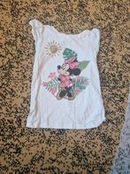 Wit minnie mouse tshirt Maat 98 h, Disney, Disney, Meisje, Onbekend