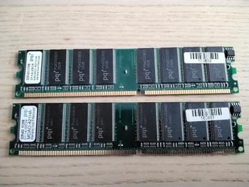 2x 512mb DDR 400Mhz geheugenmodules  beschikbaar voor biedingen