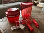 Tupperware Turbo Chef, Huis en Inrichting, Keuken | Tupperware, Ophalen, Zo goed als nieuw, Rood, Overige typen