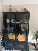 Wood vitrine kast, Huis en Inrichting, Kasten | Vitrinekasten, Zo goed als nieuw, 150 tot 200 cm, 25 tot 50 cm, 50 tot 100 cm