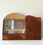 Vintage wandkastje / spiegelkastje / hangkastje, Huis en Inrichting, Kasten | Wandmeubels, Gebruikt, Ophalen of Verzenden, Minder dan 150 cm