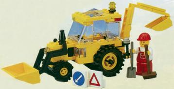 Lego set gebruikt Backhoe 6662  beschikbaar voor biedingen