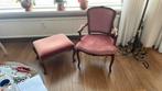 Fauteuil met voetenbankje, Antiek en Kunst, Ophalen