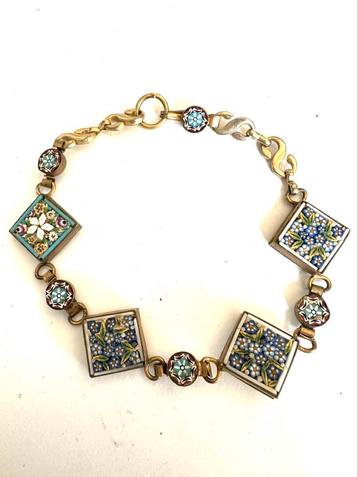 Antieke micro mozaiek armband beschikbaar voor biedingen