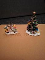 Kerstdorp figuren en bomen, Diversen, Kerst, Ophalen of Verzenden