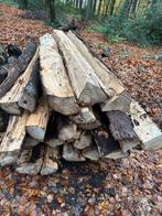 Dikke gekloofde eiken palen zonder spinthout, Tuin en Terras, Palen, Balken en Planken, Ophalen, Nieuw, 180 tot 250 cm, Palen
