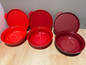 3 tupperwaare schaaltjes - totaal 15 euro beschikbaar voor biedingen