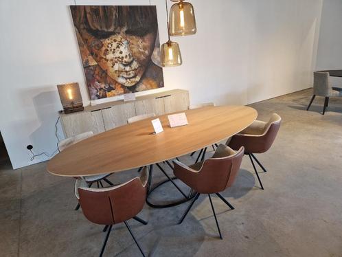 Eetkamer compleet of los te kopen ( nieuw uit showroom ), Huis en Inrichting, Complete eetkamers, Nieuw, 6 tot 8 stoelen, Ophalen