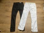 Witte en zwarte broek XS, Verzenden, Zwart, Zo goed als nieuw, Maat 34 (XS) of kleiner