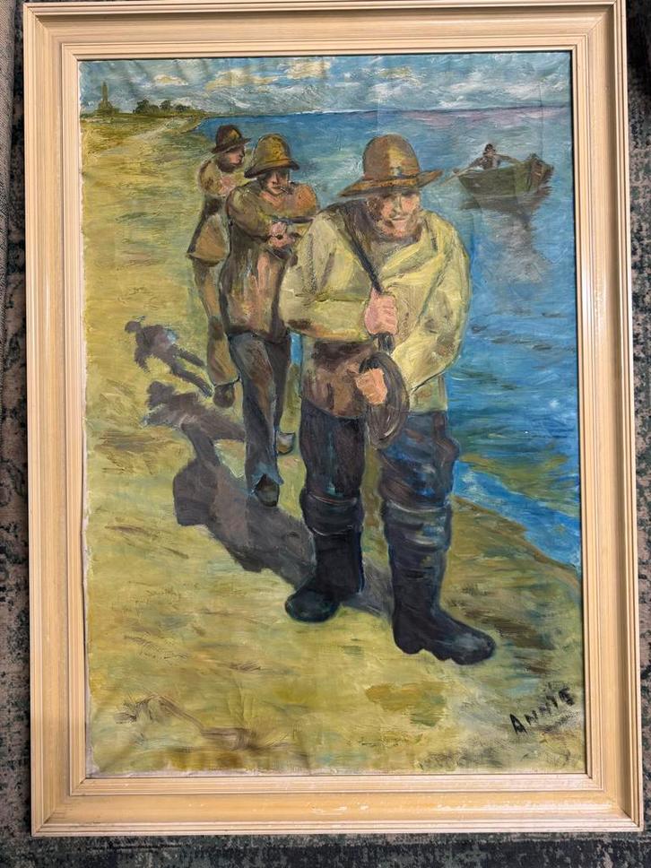 Schilderijen van Annie Haccou - Indonesische kunstenares, Antiek en Kunst, Kunst | Schilderijen | Klassiek, Ophalen of Verzenden