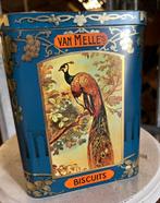 Mooi blik Van Melle’s biscuits met vogels, Verzamelen, Ophalen of Verzenden, Zo goed als nieuw, Koffie, Van Nelle