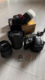 Nikon D60 met Nikkor AFS 18-200 en SB-600, Gebruikt, Spiegelreflex, Ophalen of Verzenden, Nikon