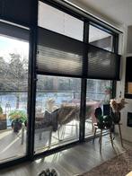 Zwarte plissé gordijnen, Ophalen, Zo goed als nieuw, Zwart, 200 cm of meer