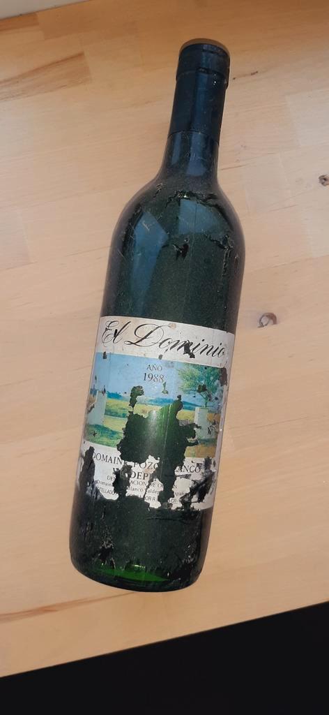Oude Spaanse Wijn - El Dominio 1988, Verzamelen, Wijnen, Rode wijn, Frankrijk, Vol, Ophalen