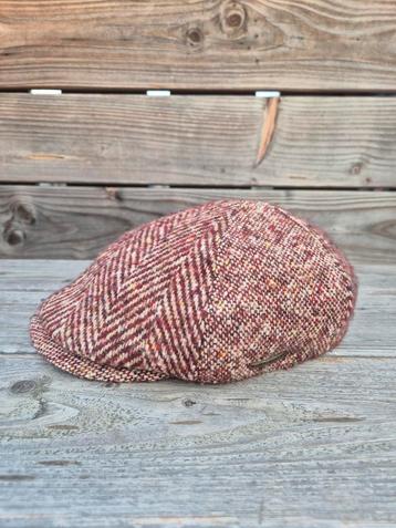 Stetson Hikon Flat Cap Herringbone virgin Wool - Maat 57 beschikbaar voor biedingen