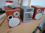 goed werkende stereo set Philips cd radio+cassettedeck, Overige merken, Gebruikt, Cd-speler, Microset